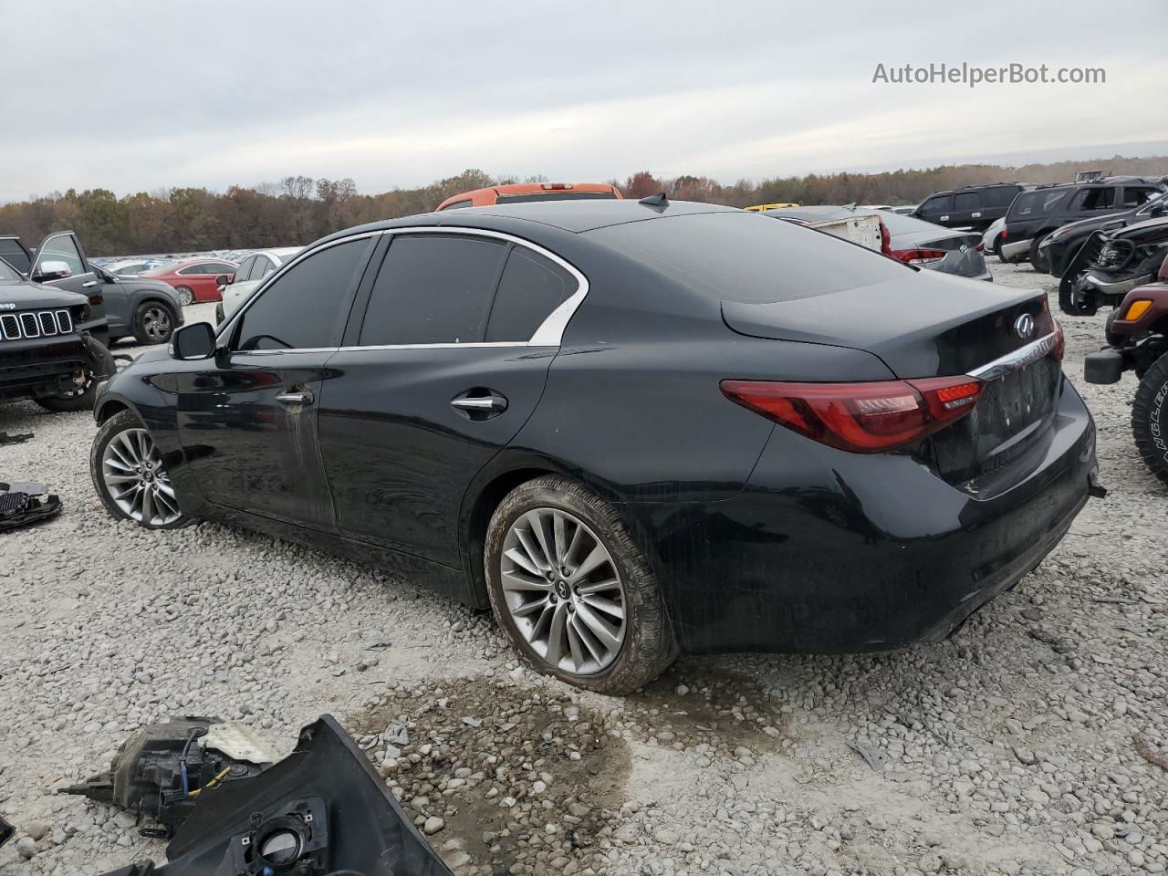 2018 Infiniti Q50 Luxe Black vin: JN1EV7AP2JM350125