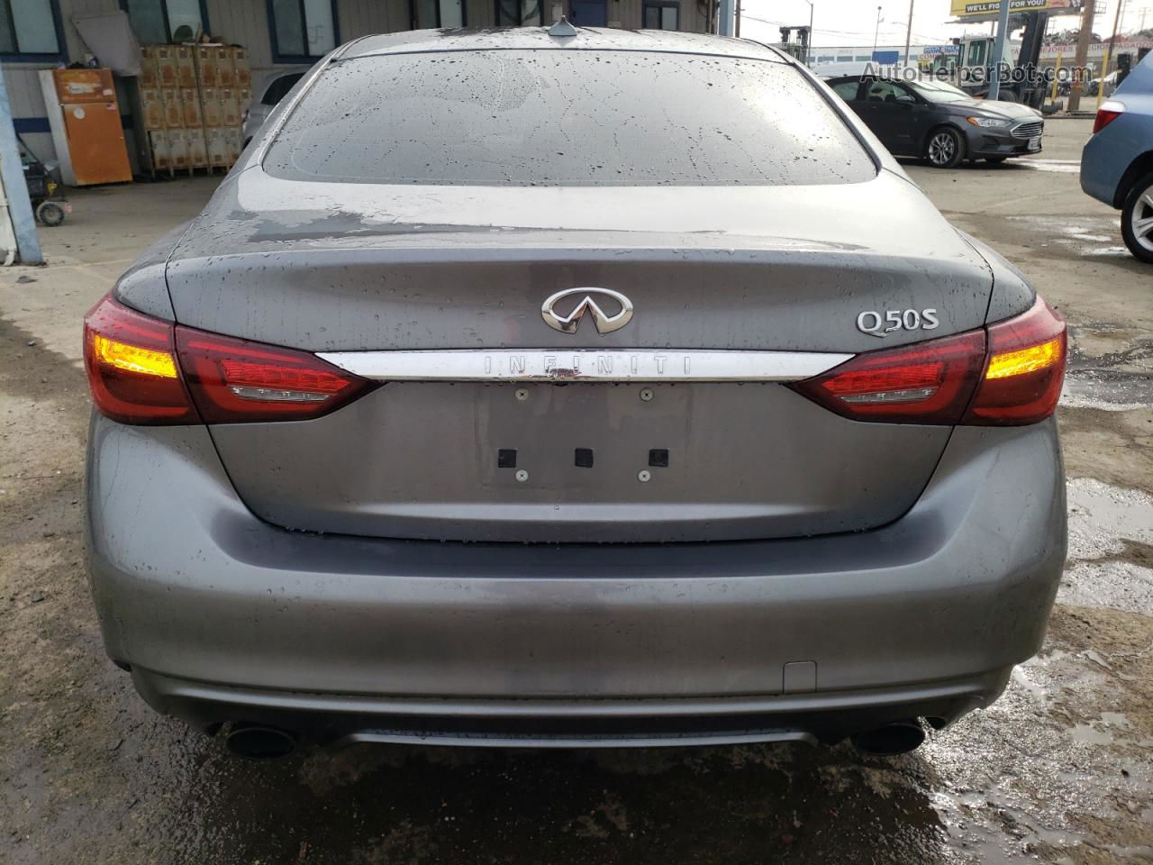 2018 Infiniti Q50 Luxe Gray vin: JN1EV7AP2JM356863