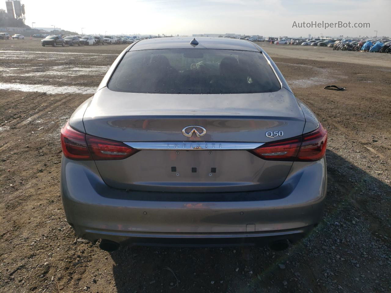 2018 Infiniti Q50 Luxe Серый vin: JN1EV7AP2JM359469