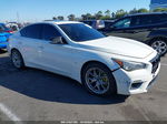 2018 Infiniti Q50 3.0t Luxe White vin: JN1EV7AP2JM362663