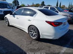 2018 Infiniti Q50 3.0t Luxe White vin: JN1EV7AP2JM362663