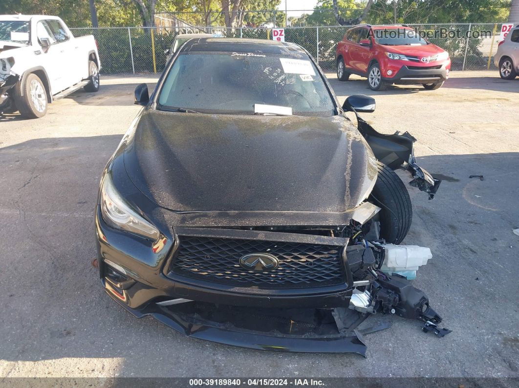 2018 Infiniti Q50 3.0t Luxe Black vin: JN1EV7AP2JM364980