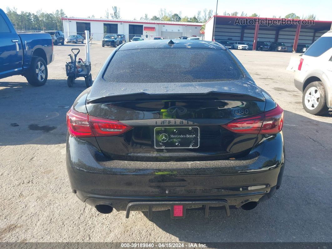 2018 Infiniti Q50 3.0t Luxe Black vin: JN1EV7AP2JM364980