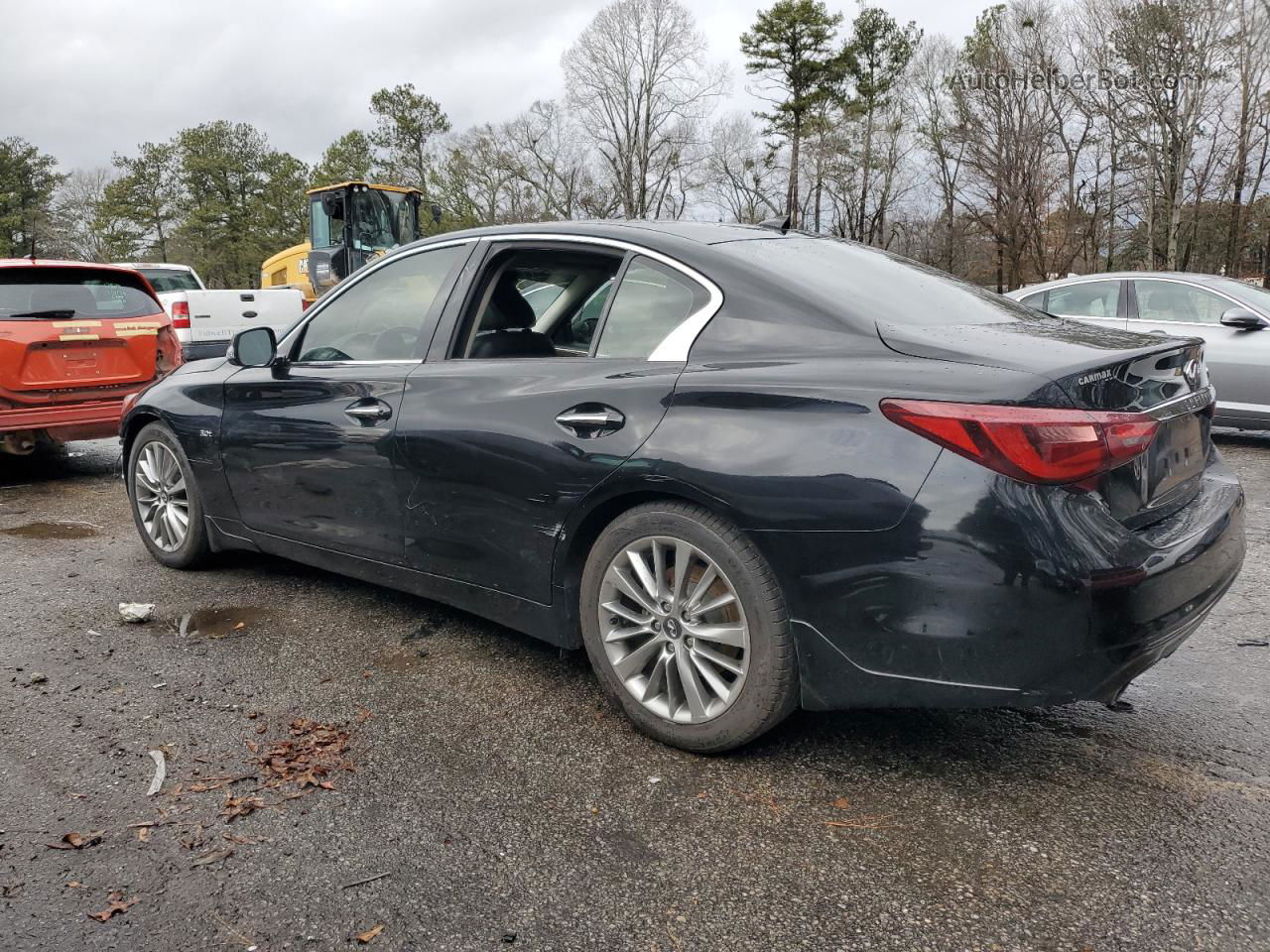 2018 Infiniti Q50 Luxe Black vin: JN1EV7AP2JM366065