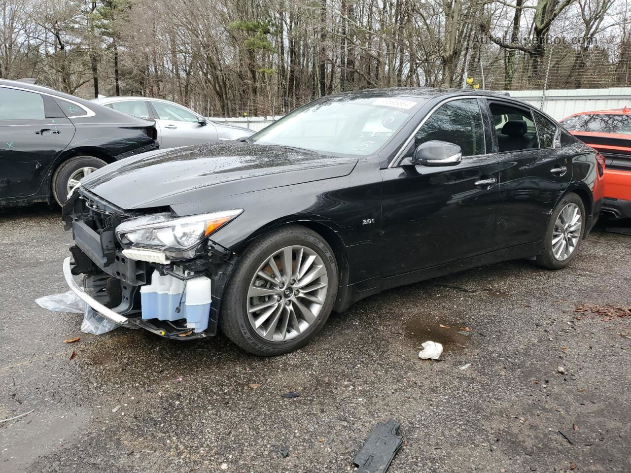 2018 Infiniti Q50 Luxe Black vin: JN1EV7AP2JM366065