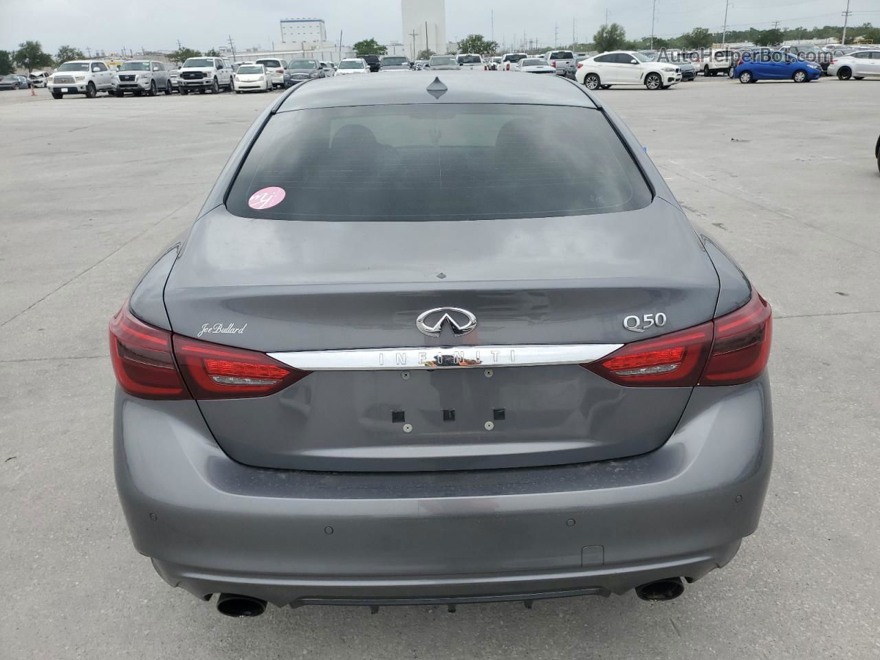 2018 Infiniti Q50 Luxe Charcoal vin: JN1EV7AP2JM592137