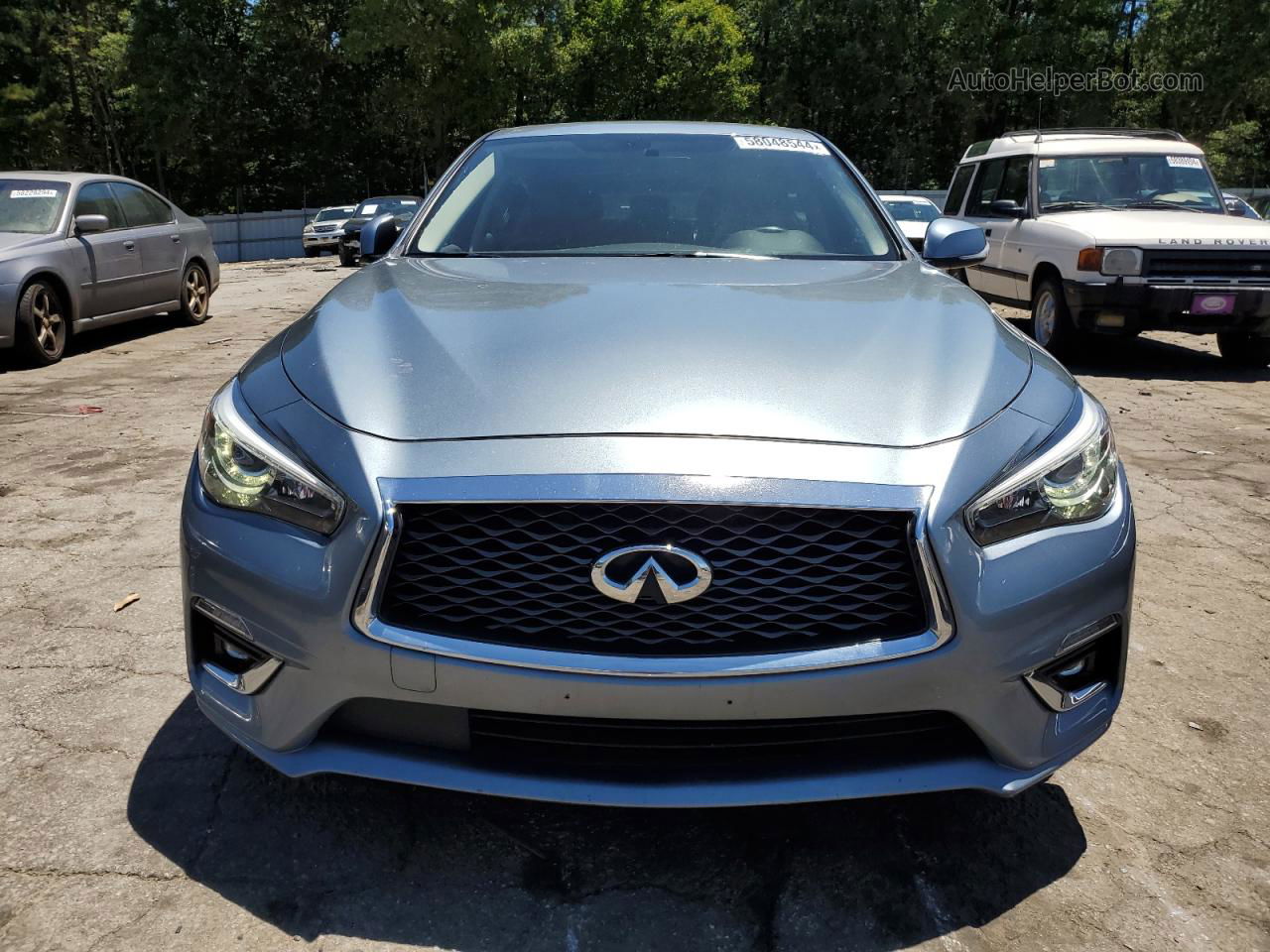 2019 Infiniti Q50 Luxe Blue vin: JN1EV7AP2KM514037