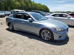 2019 Infiniti Q50 Luxe Синий vin: JN1EV7AP2KM514037