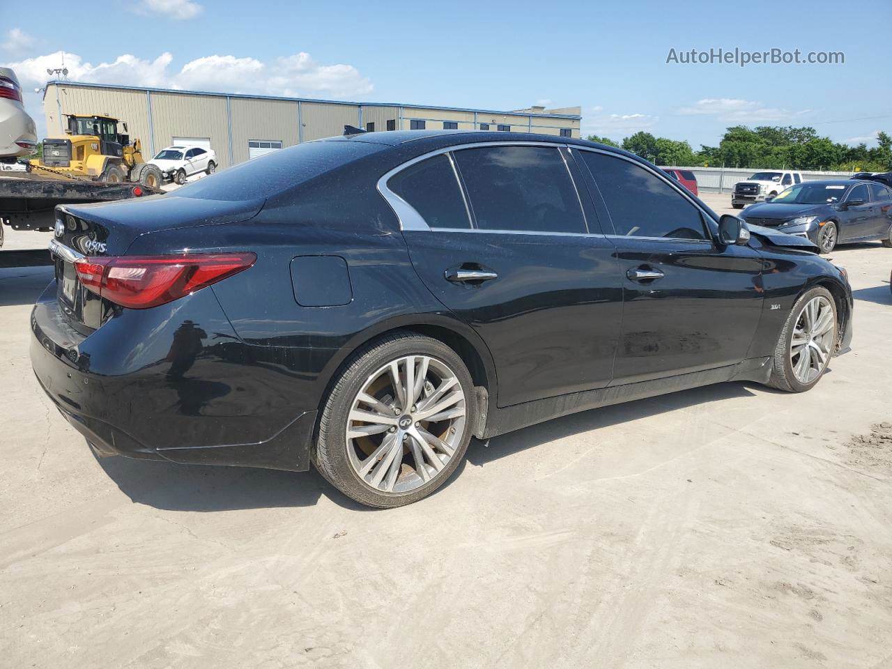 2019 Infiniti Q50 Luxe Black vin: JN1EV7AP2KM514961