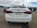 2019 Infiniti Q50 Luxe White vin: JN1EV7AP2KM517245