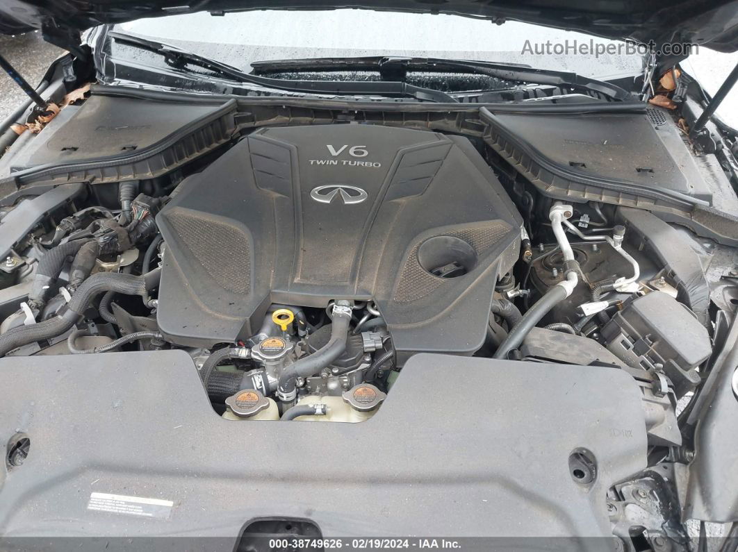 2019 Infiniti Q50 3.0t Luxe Черный vin: JN1EV7AP2KM542257