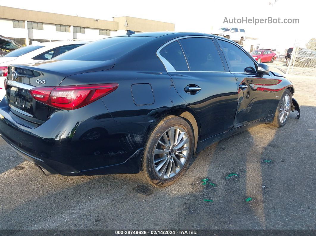 2019 Infiniti Q50 3.0t Luxe Black vin: JN1EV7AP2KM542257