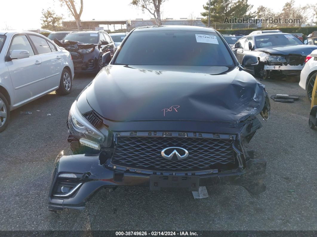 2019 Infiniti Q50 3.0t Luxe Черный vin: JN1EV7AP2KM542257