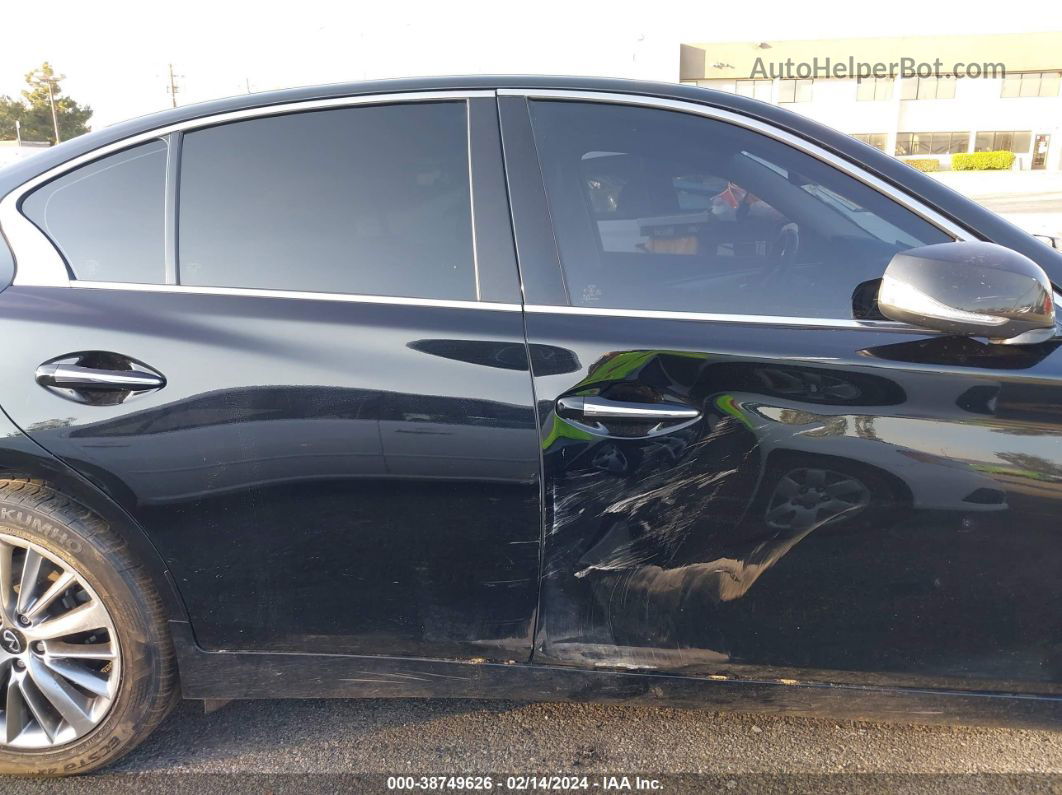 2019 Infiniti Q50 3.0t Luxe Black vin: JN1EV7AP2KM542257