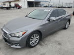 2016 Infiniti Q50 Premium Серый vin: JN1EV7AP3GM301119