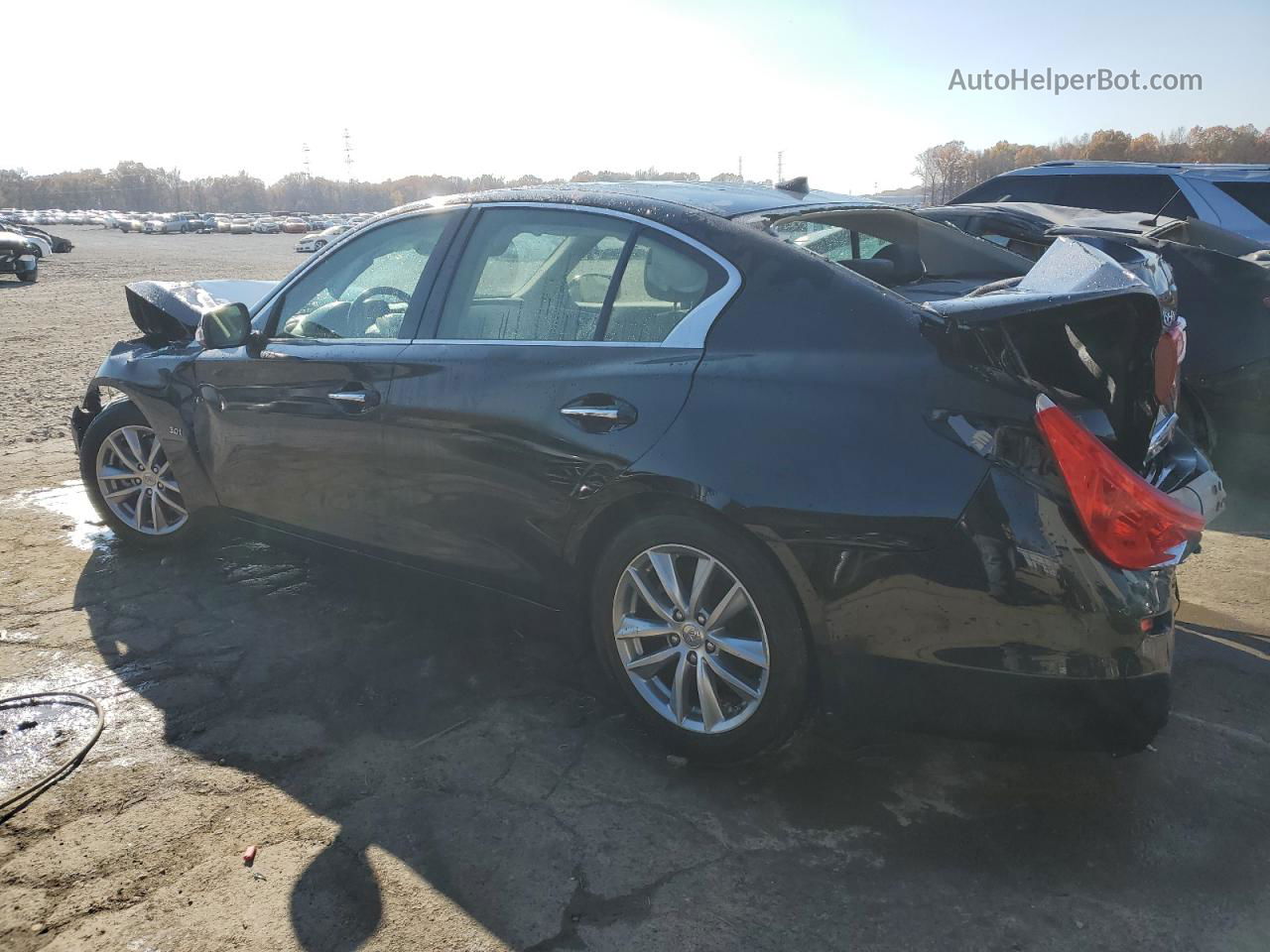 2016 Infiniti Q50 Premium Черный vin: JN1EV7AP3GM302416