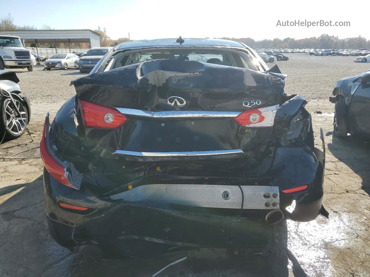 2016 Infiniti Q50 Premium Черный vin: JN1EV7AP3GM302416