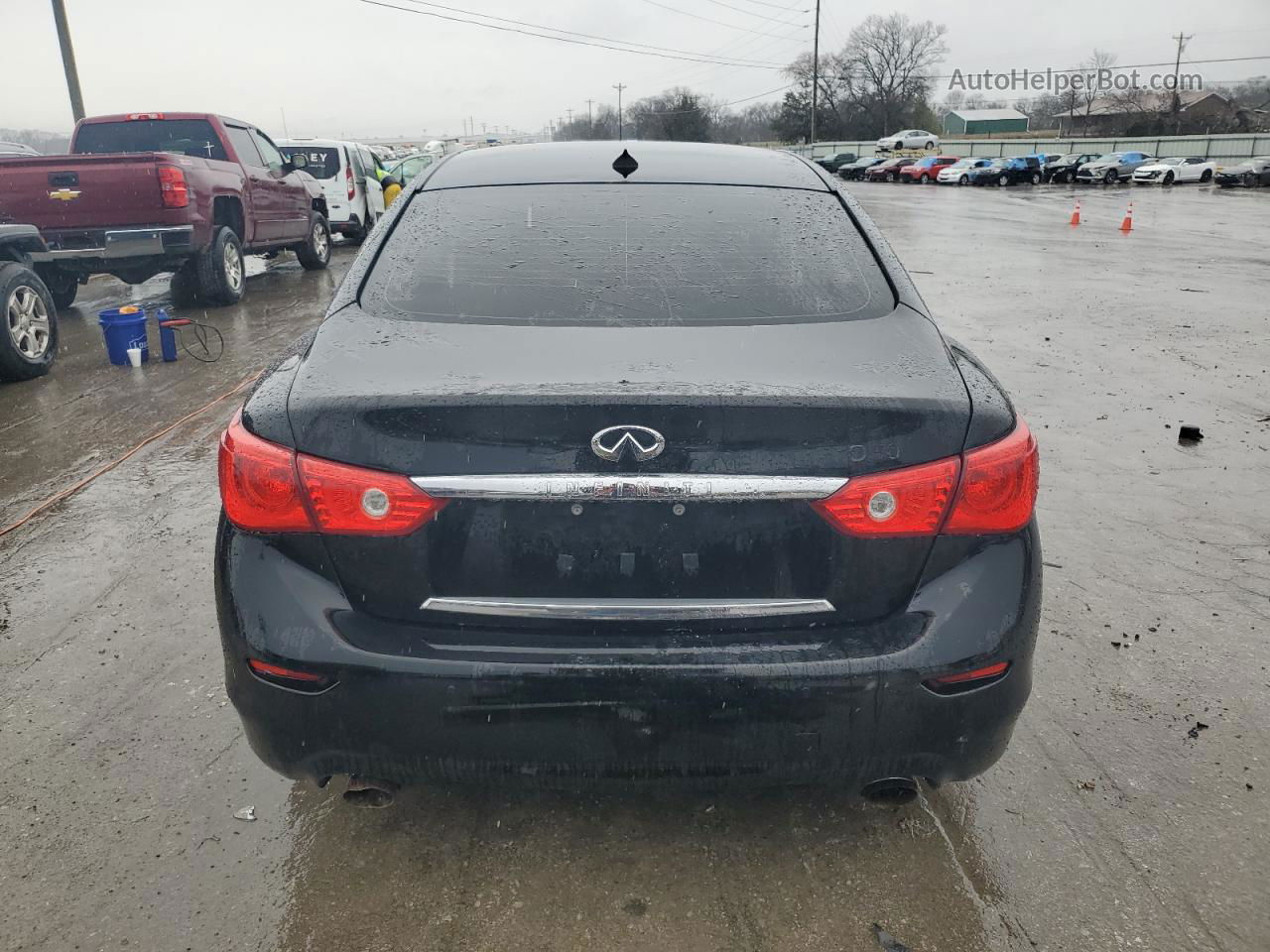 2016 Infiniti Q50 Premium Черный vin: JN1EV7AP3GM302934