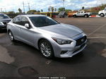 2018 Infiniti Q50 3.0t Luxe Silver vin: JN1EV7AP3JM357083