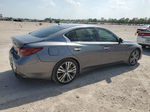 2018 Infiniti Q50 Luxe Серый vin: JN1EV7AP3JM359450