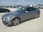 2018 Infiniti Q50 Luxe Серый vin: JN1EV7AP3JM359450