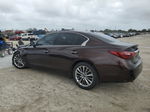 2018 Infiniti Q50 Luxe Burgundy vin: JN1EV7AP3JM366026