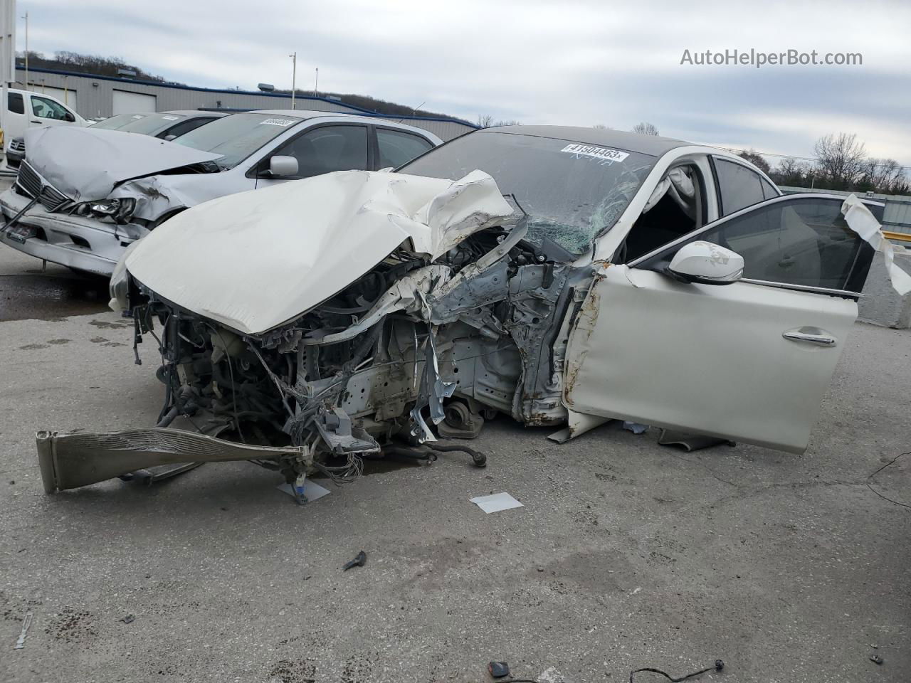 2019 Infiniti Q50 Luxe White vin: JN1EV7AP3KM510594