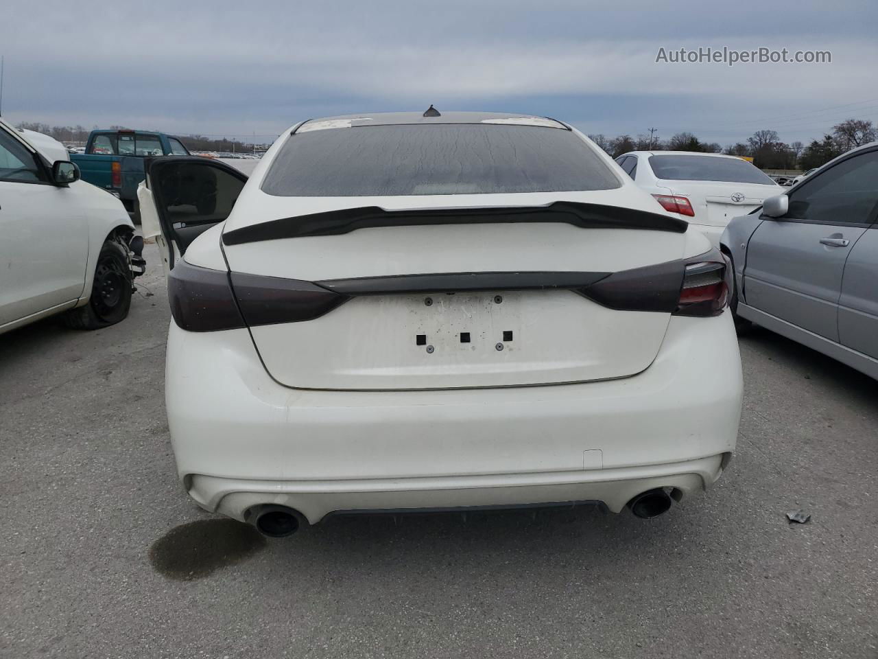 2019 Infiniti Q50 Luxe White vin: JN1EV7AP3KM510594