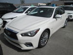 2019 Infiniti Q50 3.0t Luxe White vin: JN1EV7AP3KM513737