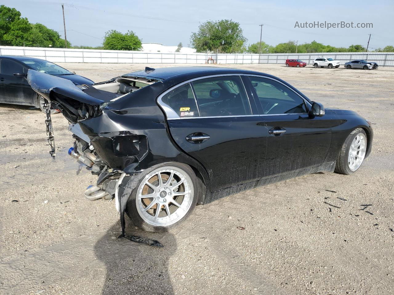 2019 Infiniti Q50 Luxe Черный vin: JN1EV7AP3KM543417