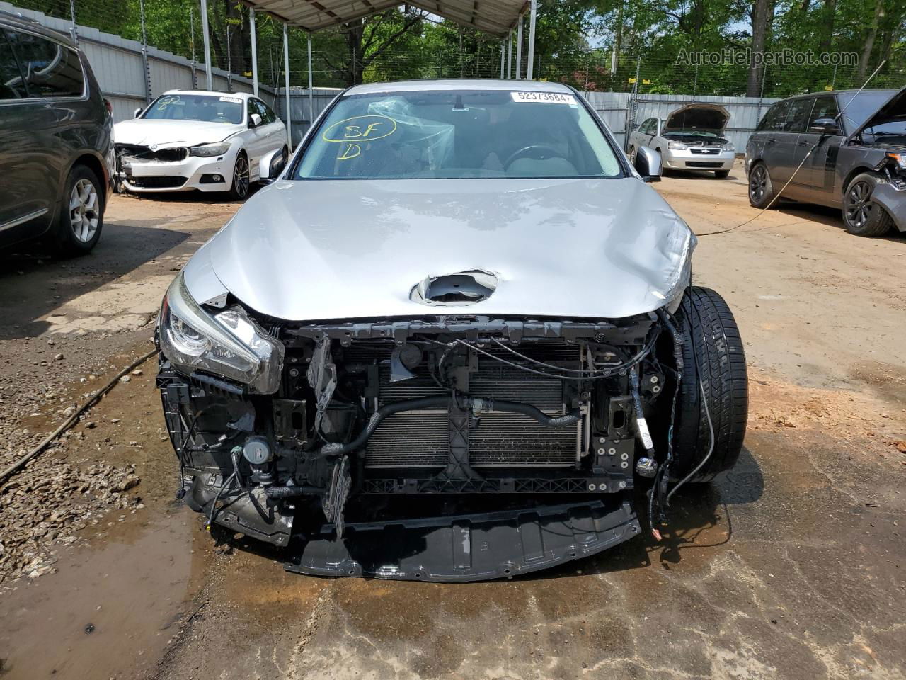 2016 Infiniti Q50 Premium Silver vin: JN1EV7AP4GM300531