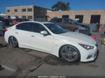 2016 Infiniti Q50 3.0t Premium White vin: JN1EV7AP4GM301145