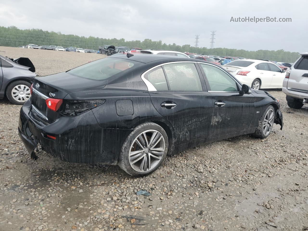 2016 Infiniti Q50 Premium Black vin: JN1EV7AP4GM301775