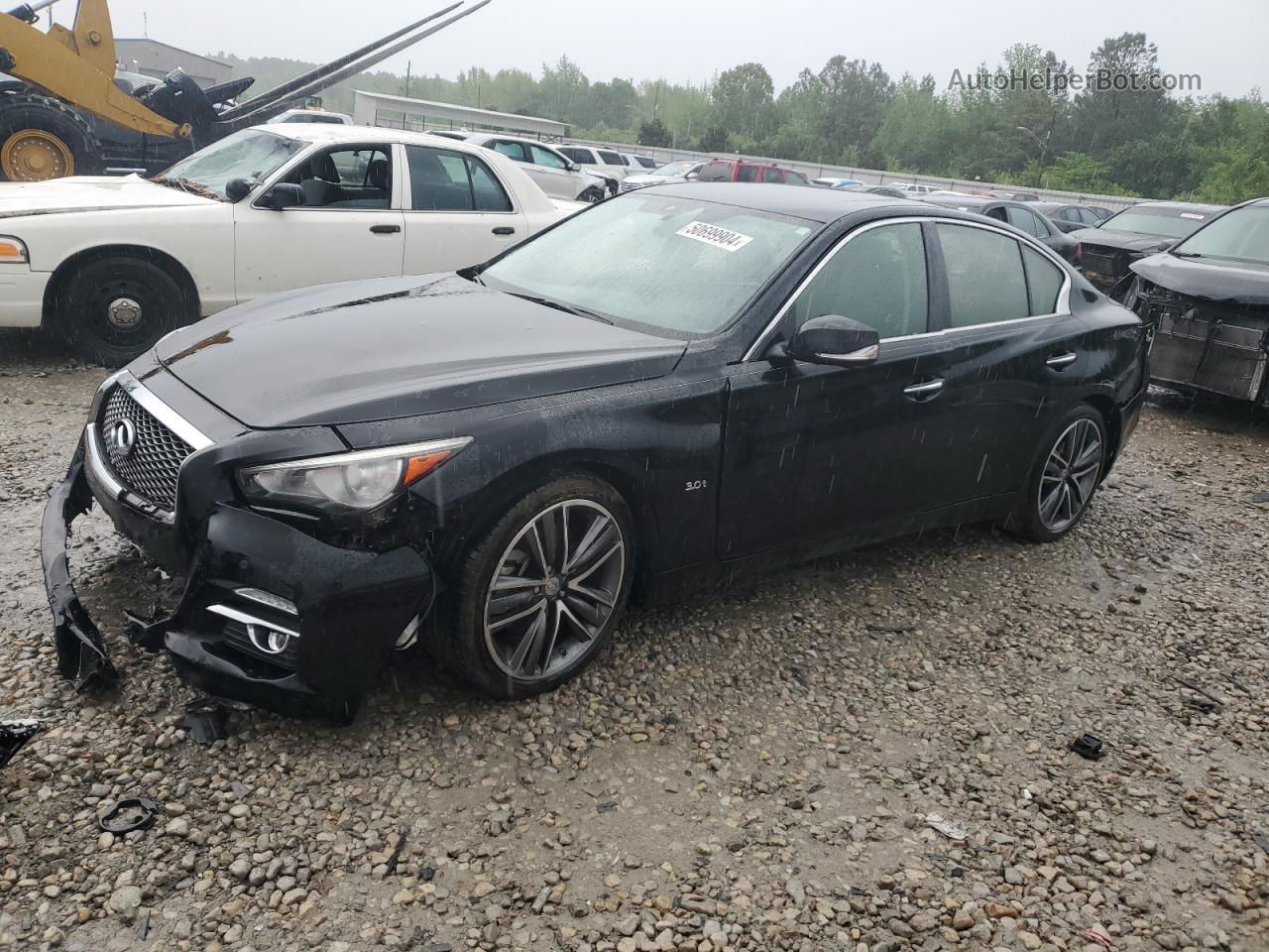 2016 Infiniti Q50 Premium Черный vin: JN1EV7AP4GM301775