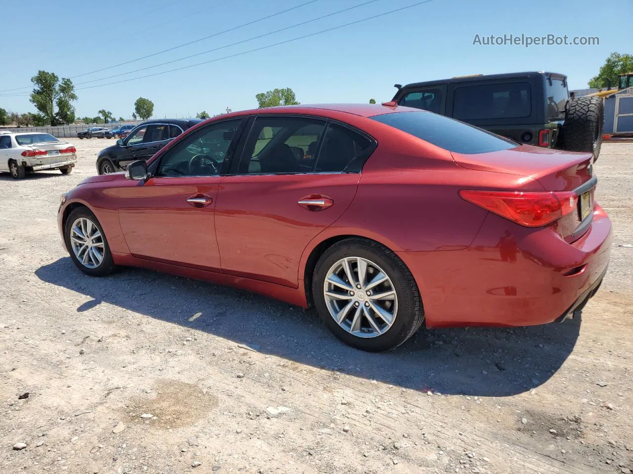 2016 Infiniti Q50 Premium Red vin: JN1EV7AP4GM302683