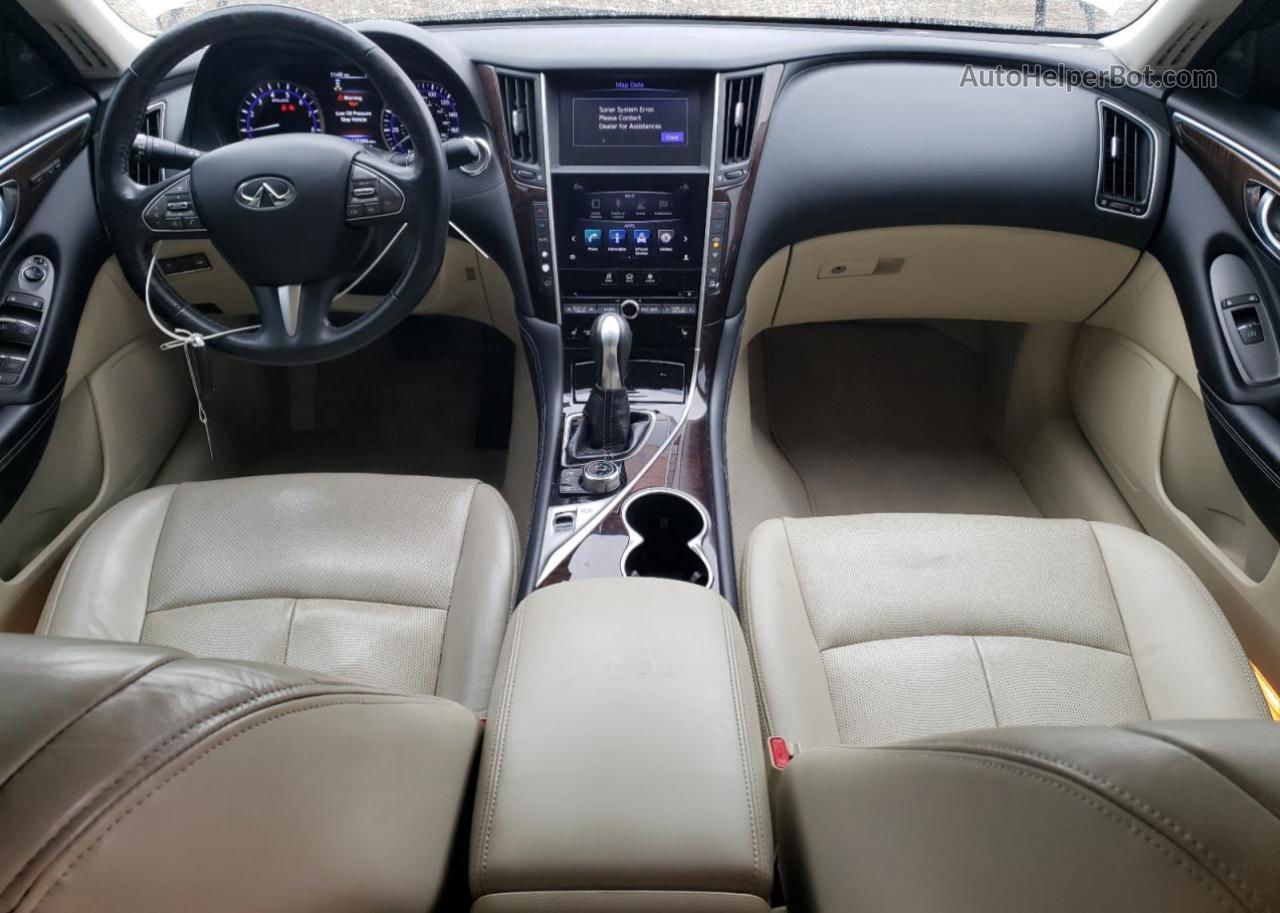 2016 Infiniti Q50 Premium Белый vin: JN1EV7AP4GM304451