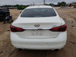 2018 Infiniti Q50 Luxe White vin: JN1EV7AP4JM351096