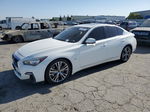 2018 Infiniti Q50 Luxe White vin: JN1EV7AP4JM351874