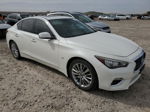 2018 Infiniti Q50 Luxe White vin: JN1EV7AP4JM352216