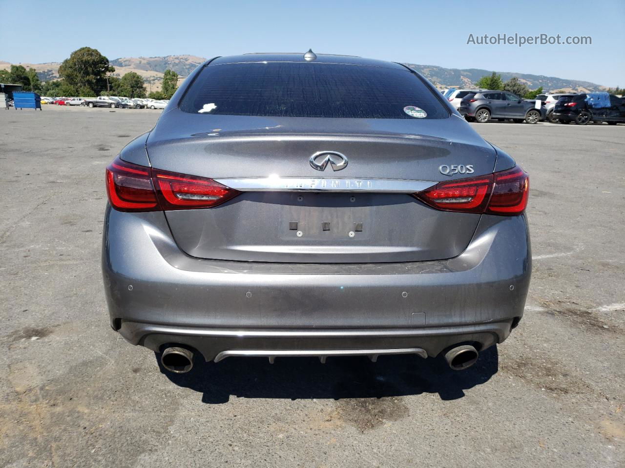 2018 Infiniti Q50 Luxe Серый vin: JN1EV7AP4JM360445