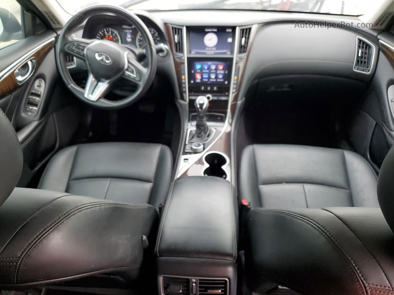 2018 Infiniti Q50 Luxe Белый vin: JN1EV7AP4JM361983