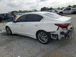 2018 Infiniti Q50 Luxe Белый vin: JN1EV7AP4JM364298