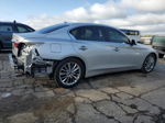 2018 Infiniti Q50 Luxe Silver vin: JN1EV7AP4JM366102