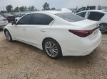 2018 Infiniti Q50 Luxe White vin: JN1EV7AP4JM366231