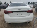 2018 Infiniti Q50 Luxe White vin: JN1EV7AP4JM366231