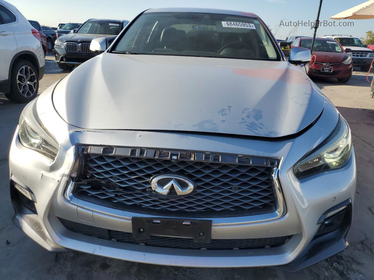 2019 Infiniti Q50 Luxe Серебряный vin: JN1EV7AP4KM512709