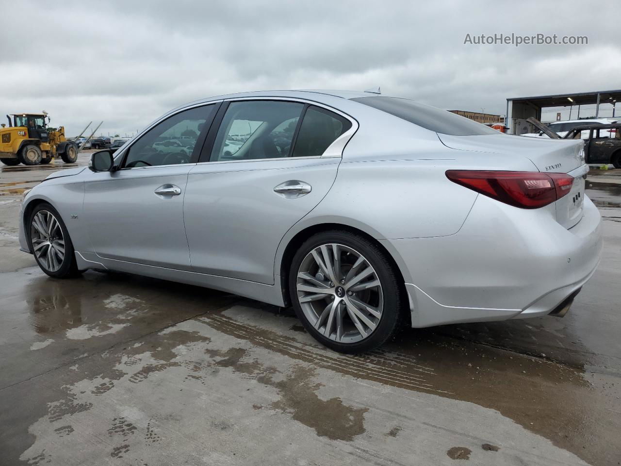 2019 Infiniti Q50 Luxe Серебряный vin: JN1EV7AP4KM512709