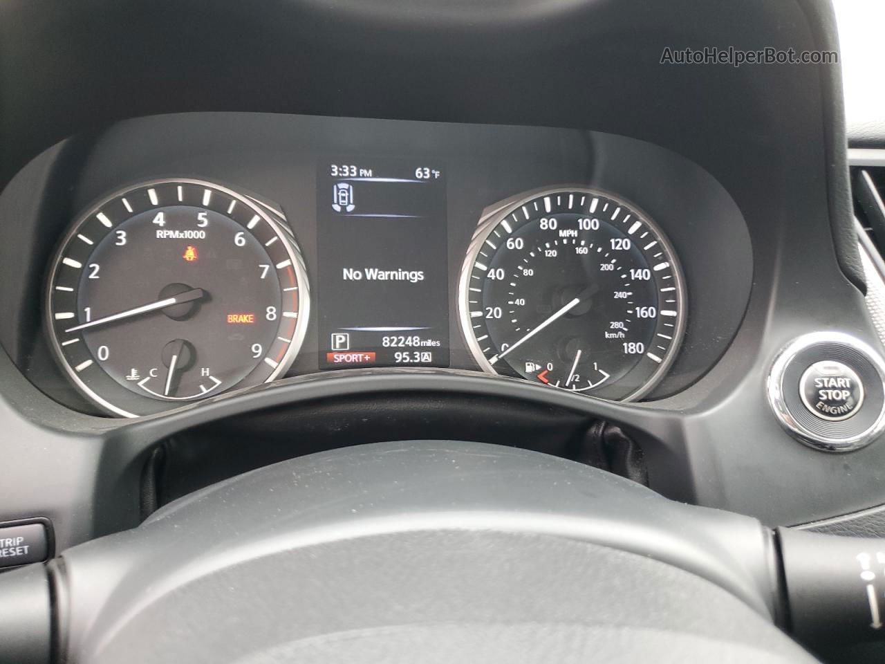 2019 Infiniti Q50 Luxe Серебряный vin: JN1EV7AP4KM512709