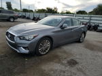 2019 Infiniti Q50 Luxe Серебряный vin: JN1EV7AP4KM513178