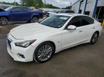 2019 Infiniti Q50 Luxe White vin: JN1EV7AP4KM513794